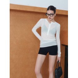 Women's Seamless High-Elasticity PLA Safety Shorts